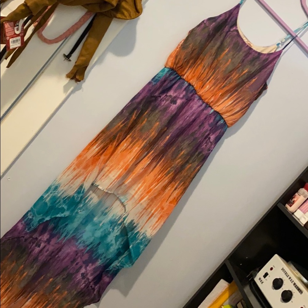 Hi low tie-dye dress! Worn once!